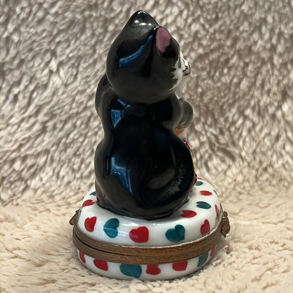 LIMOGES France Playful Cats Trinket Box - Picture 4 of 10